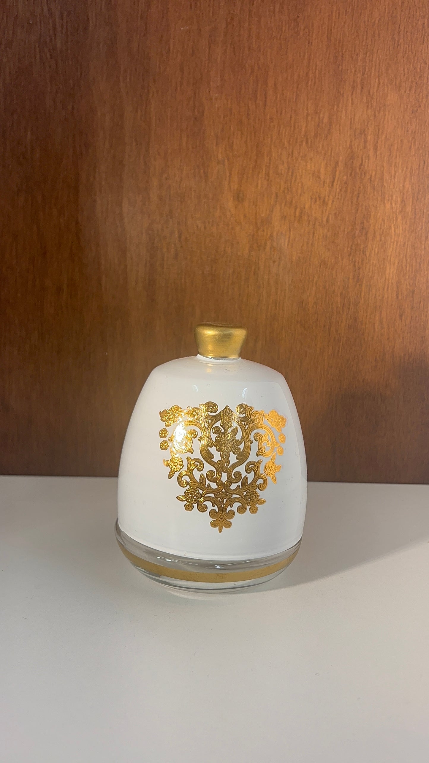 Golden Motif Glass Domes