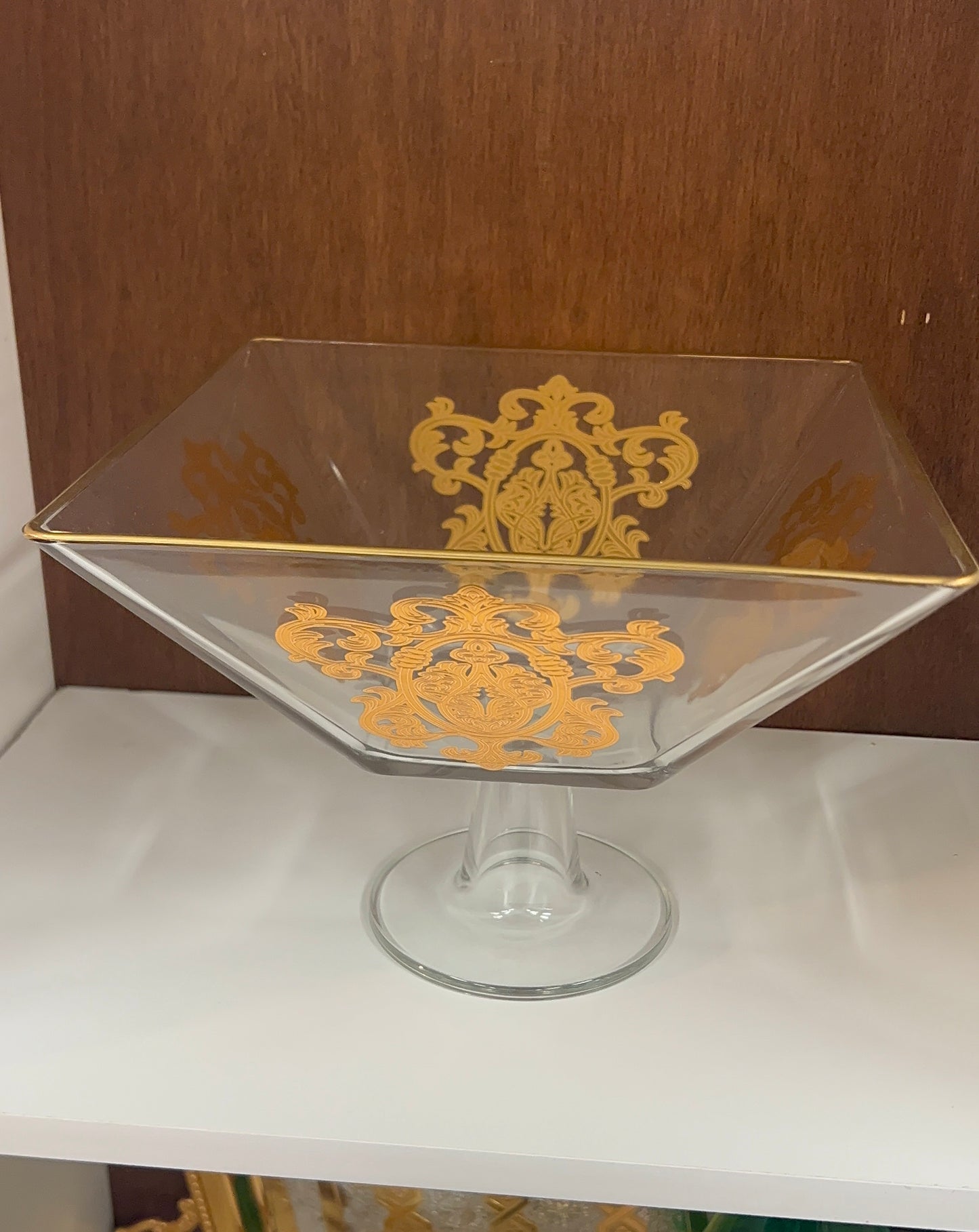 Sultana large footed glass bow
