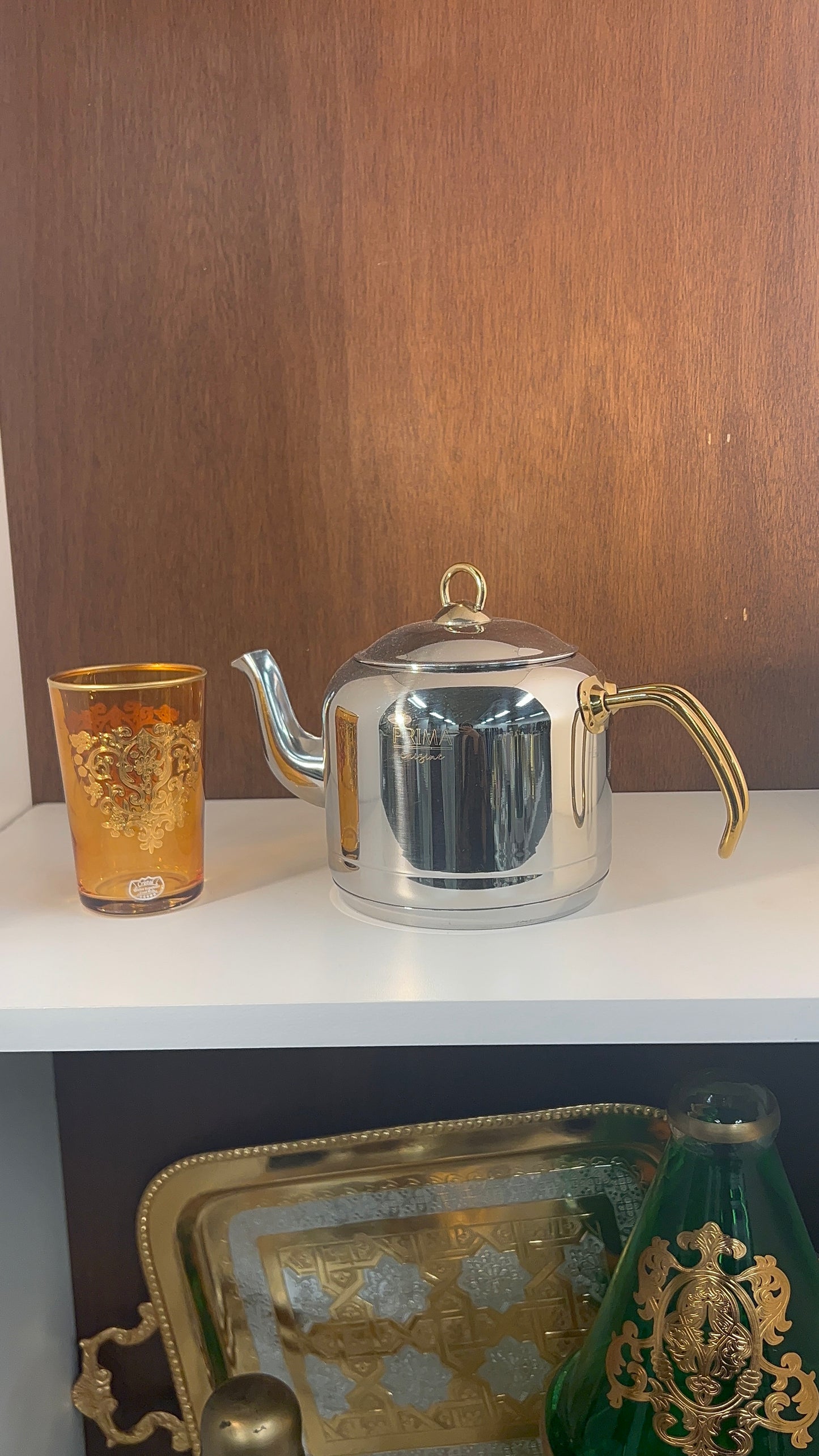 Stainless-steel teapot