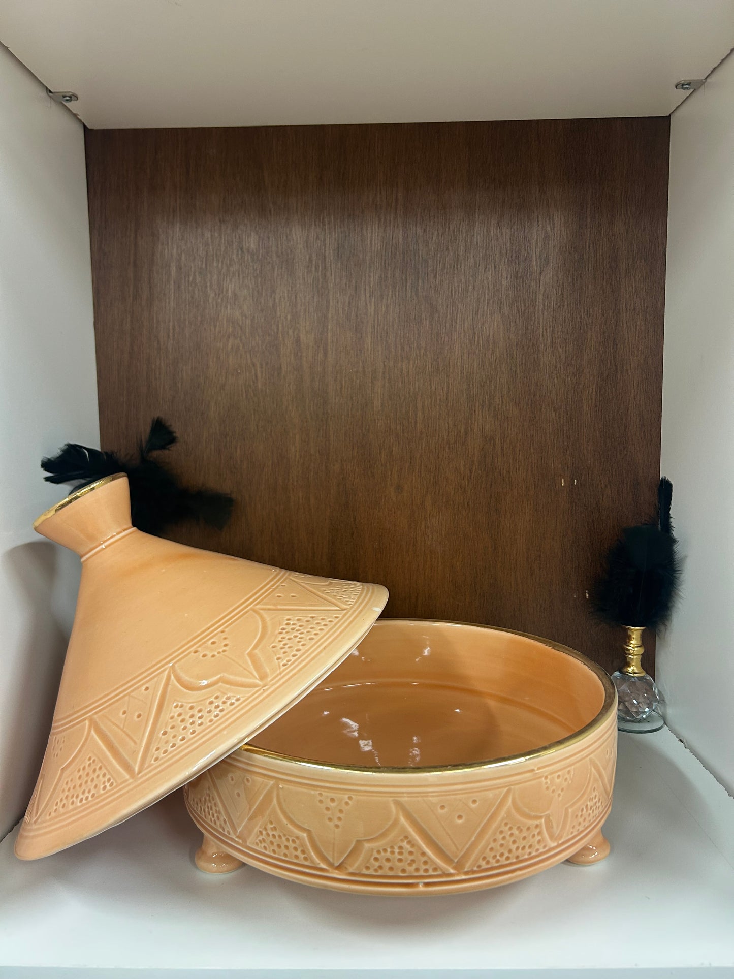 Traditional handmade ceramic tagine