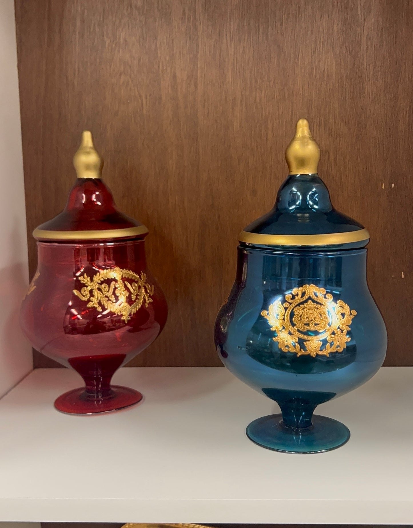 élégants bocaux décoratifs en verre