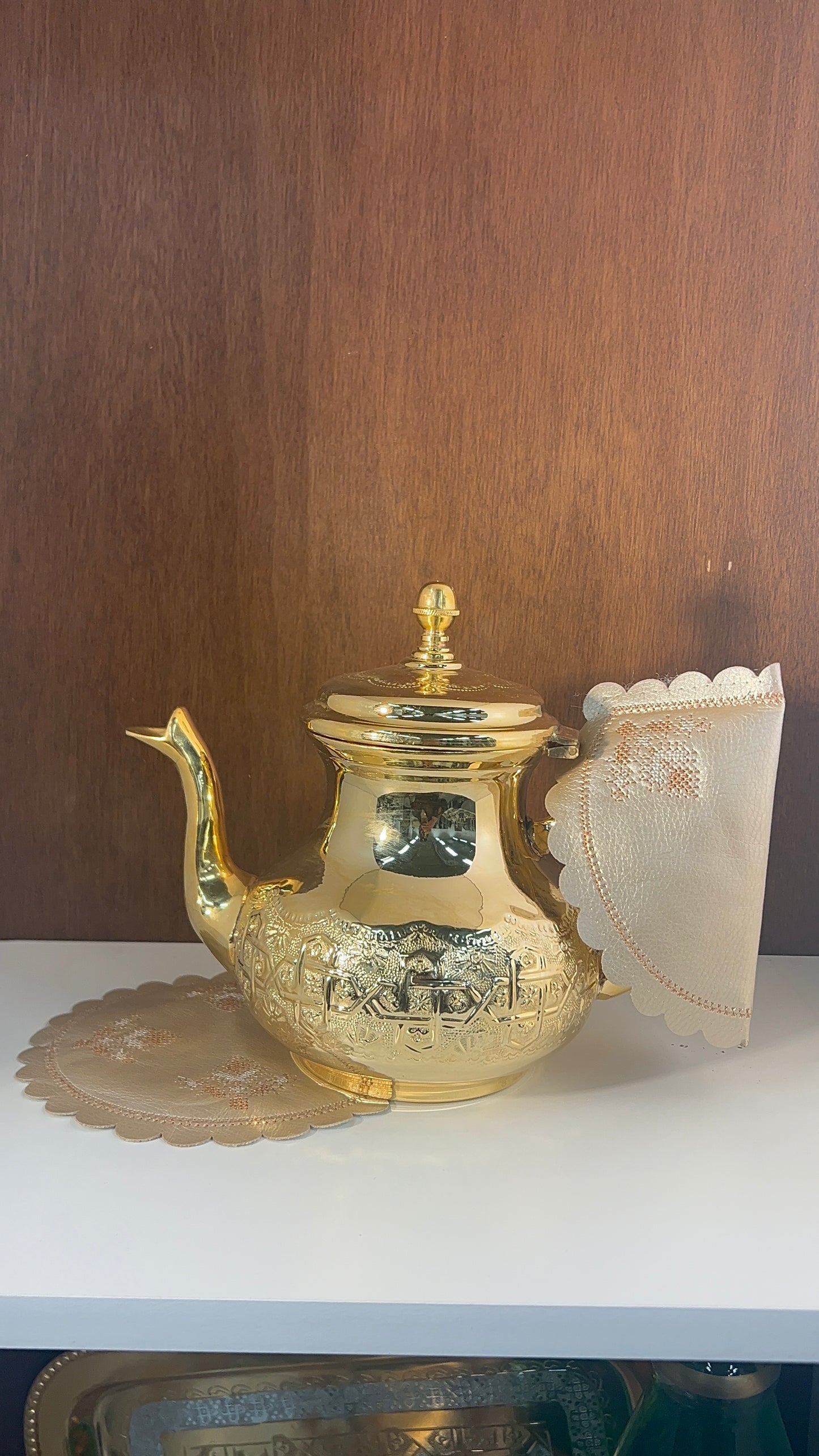 Accessoires pour théière – Protège-anse et dessous de verre