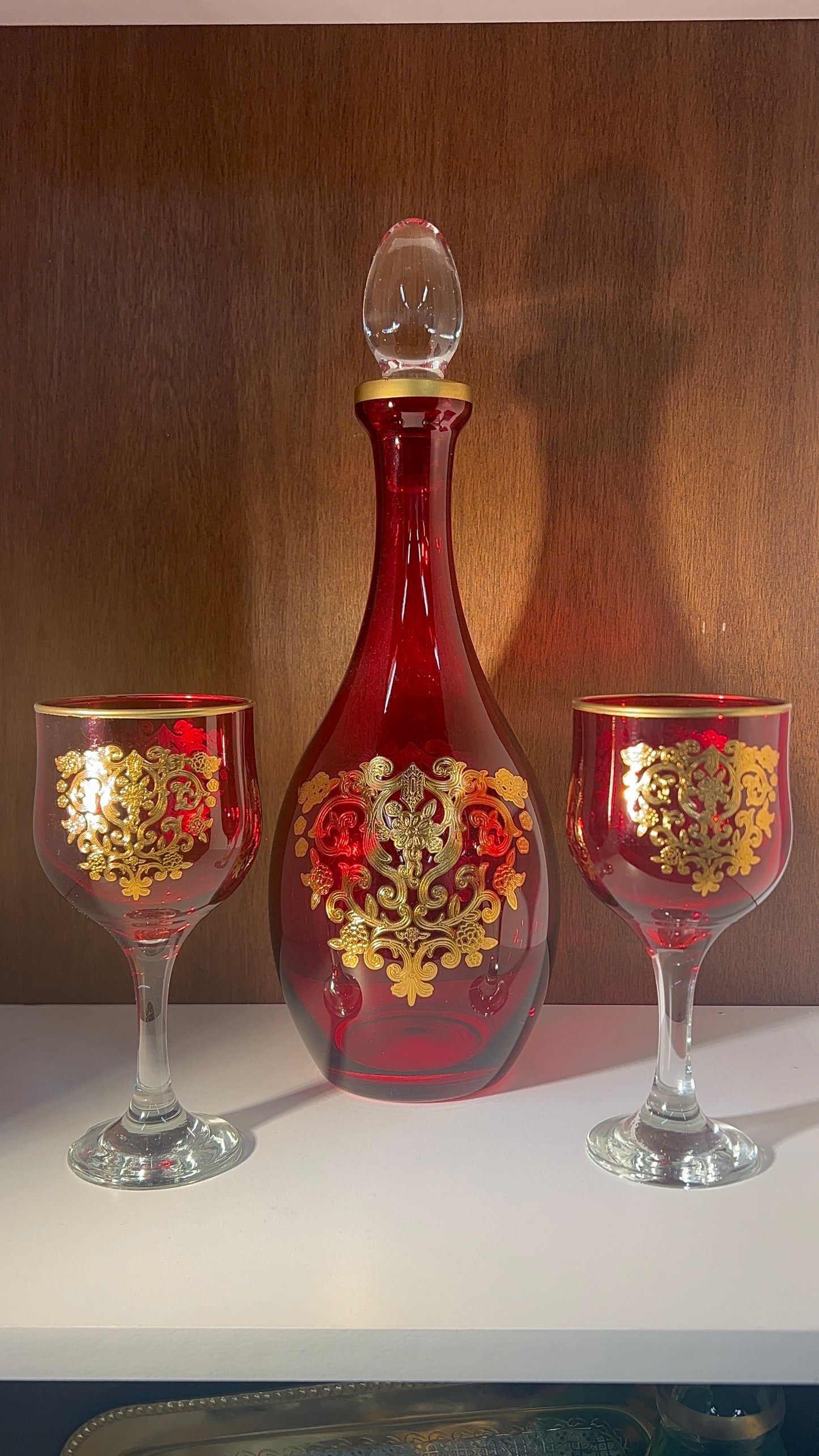 Service à vin élégant