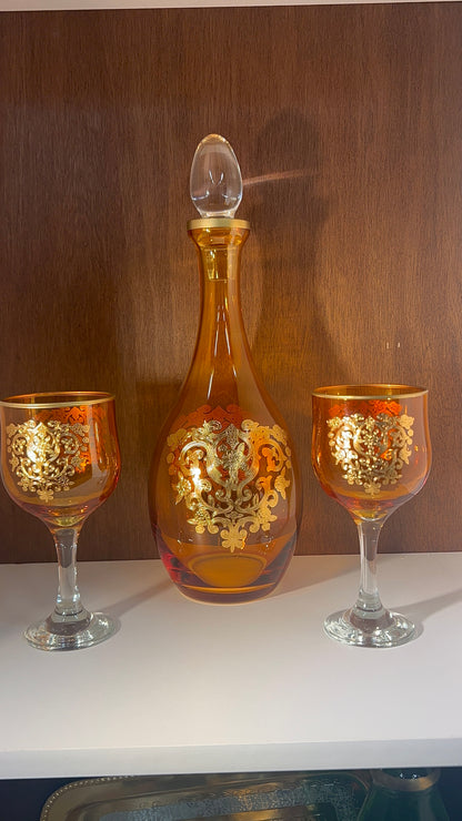 Service à vin élégant