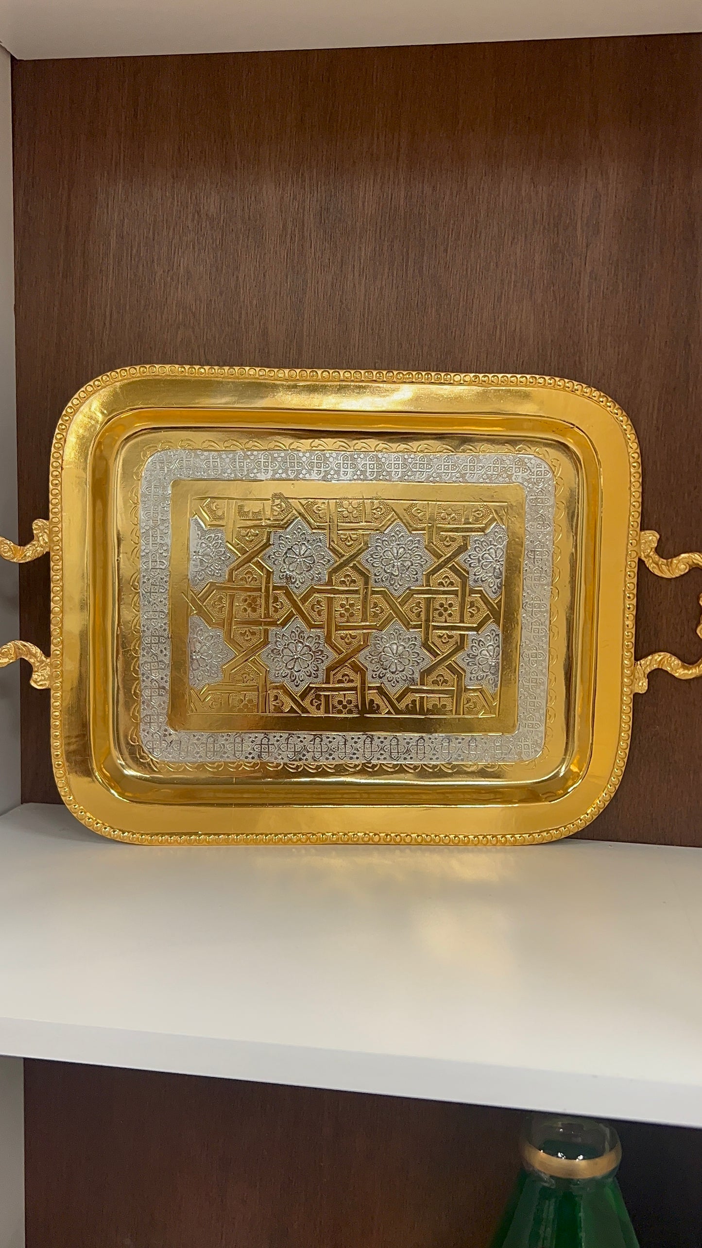 Copper serving tray