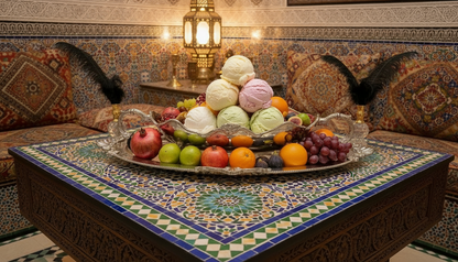 Bol de service décoratif en argent avec plateau