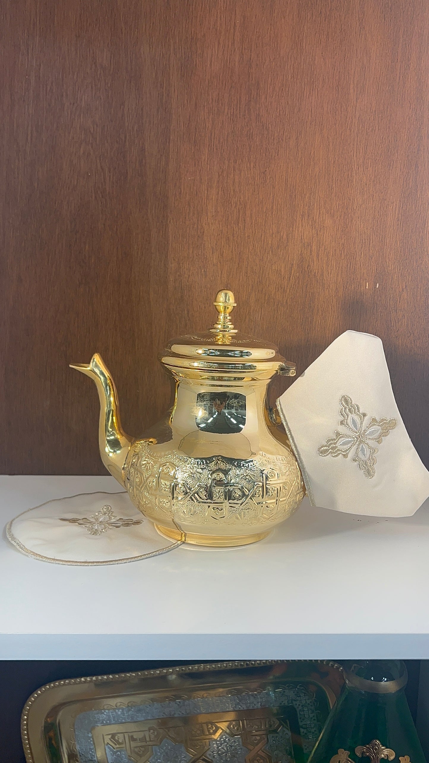 Accessoires pour théière – Protège-anse et dessous de verre