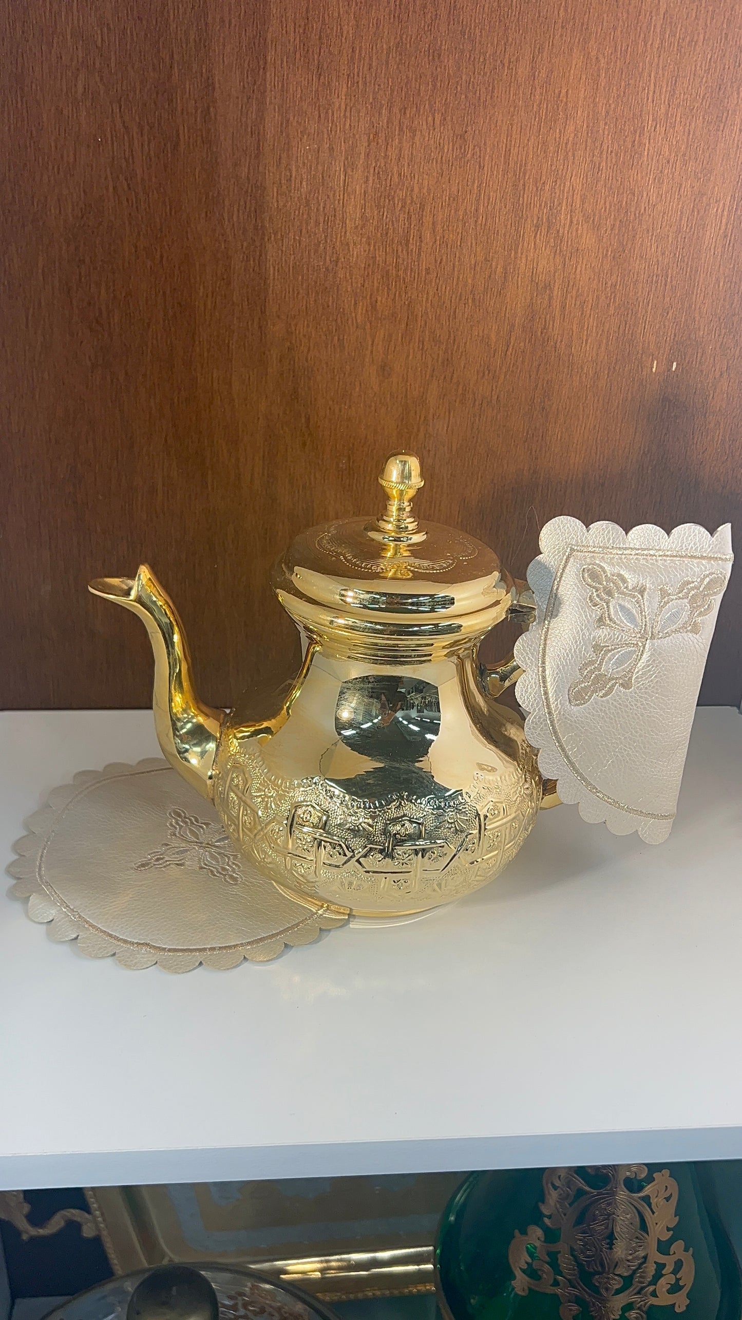 Accessoires pour théière – Protège-anse et dessous de verre