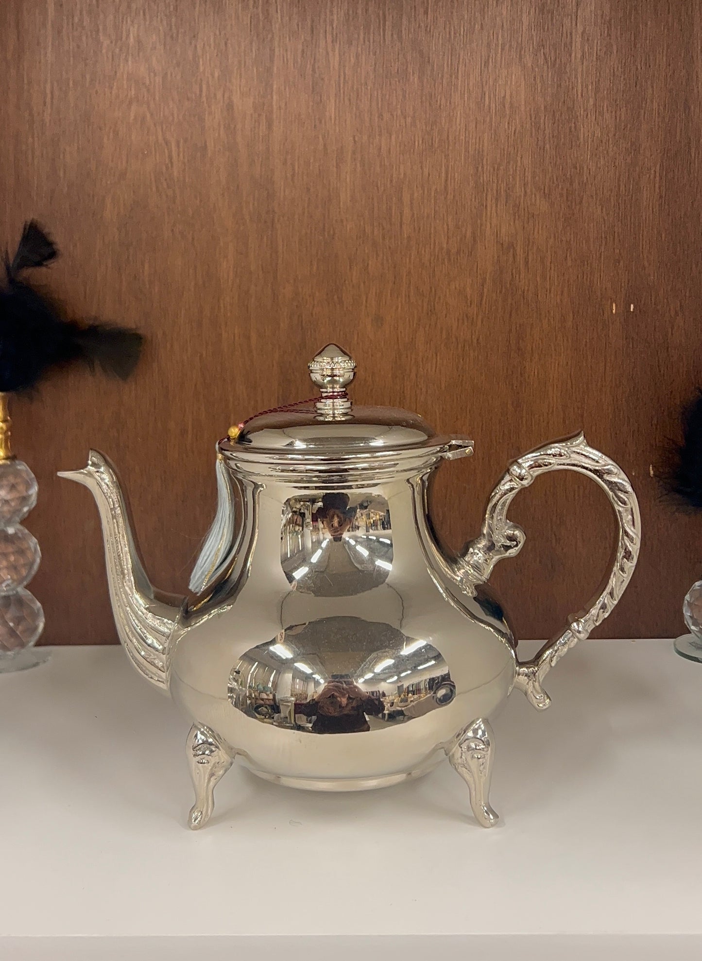 Elegant Moroccan Silver Teapot – Traditional Design