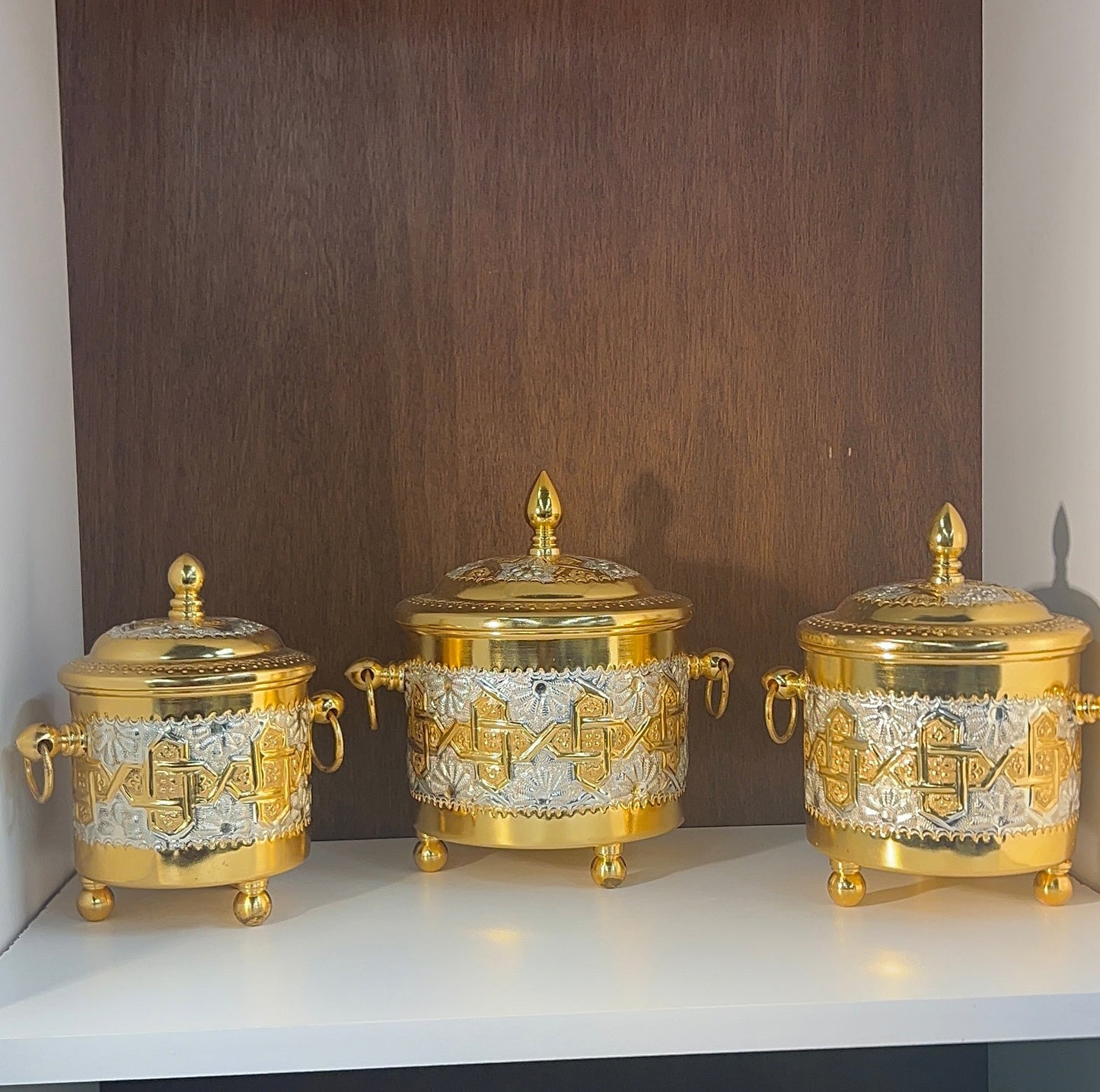 Sucrier marocain fait main – Fnayk / T3amer – Artisanat traditionnel