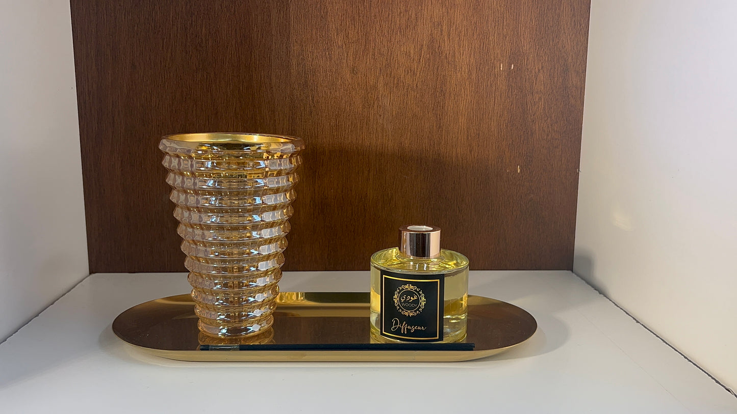 Ensemble Crystal Mabkhara – Collection de brûleurs d'encens de luxe