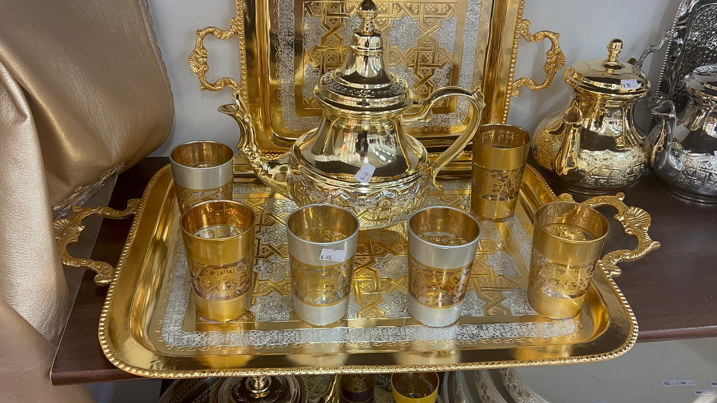Copper serving tray